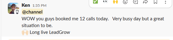 12 Calls Booked in One Day - Launch Club